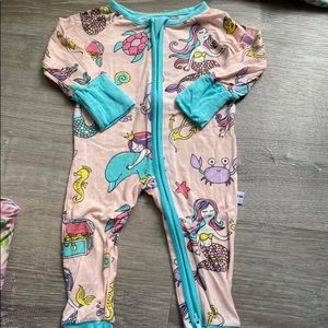 Little Sleepies retired mermaid print zippy